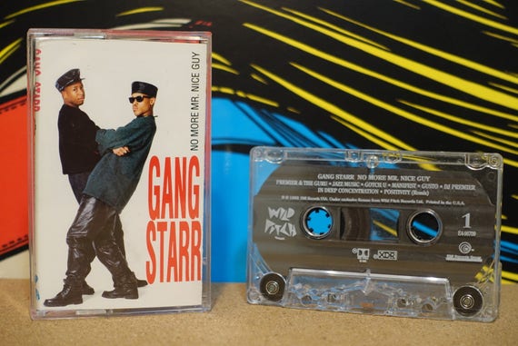 No More Mr. Nice Guy by Gang Starr Vintage Cassette Tape