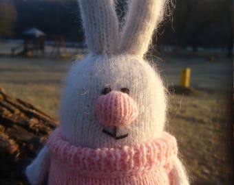 Hand Knitted Bunny Rabbit