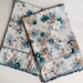 Blue Bouquets Two Embellished Vintage Pillow Cases by Seamstress Moon