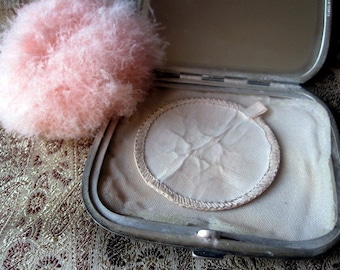 Antique Vanity Powder Box.