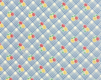 Chloe's Closet for moda fabrics, 30's Playtime 2015, Sky 33043 15