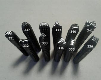 36, Small metal stamps, diamond stamp, crossed arrows, star stamp, Handmade Metal Stamps, jewelry making tools, metal stamps, metal punch