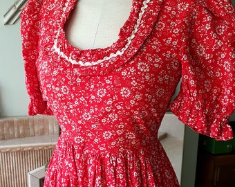 Original 1940's Dirdnl German folk dress