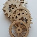Set Of 24 Laser Cut Steam Punk Style Wooden Gear Variety Pack