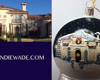 Custom Painted House Ornament House Portrait PREMIUM