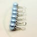 Vintage Style Baby Blue Pearl Bead Dangle Charm Drop Set, Earrings