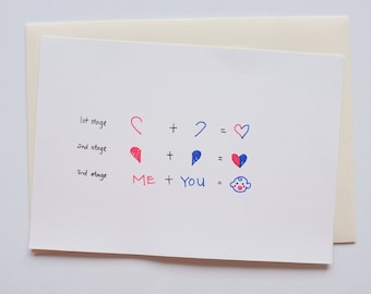 Red meets Blue - Valentine Sweet Cards