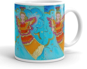 Angel mug, coffee mug, christmas mug