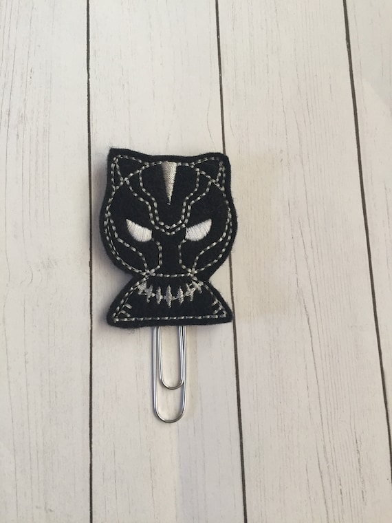 Panther Planner Clip/Planner Clip/Bookmark. Black Panther Planner clip. Movie Planner Clip. Character Planner Clip