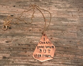This mouth necklace