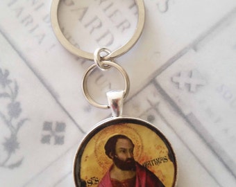 Key Chain - St Matthias Apostle Pendant- 32mm