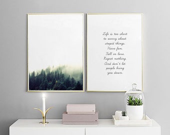 Forest Print Poster