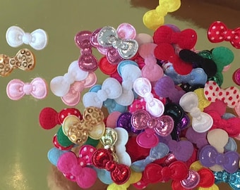 100 piece Variety Pack 7/8" Hello Kitty Inspired Bow Embellishments for Felties-Feltie Supply