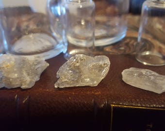3 Mirror-like Selenite Crystals