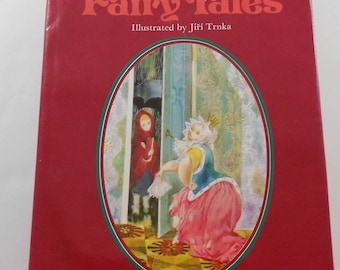 Hans Christian Andersen Fairy Tales Jiri Trnka Illustrator Vintage 1975 Nursery Decor