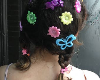 Lot of super kawaii 90s hair clips
