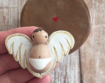 Angel baby - miscarriage infant loss keepsake, infant loss awareness, angel ornament,