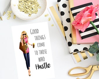 Hustle - Planner Dashboard / Planner Accessory / Planner Decoration