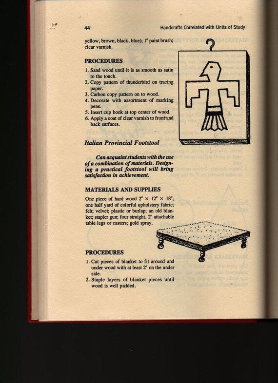 Treasury of Creative Handcraft Activities for Elementary Teachers + Louise M. Arangis + 1976 + Vintage Book