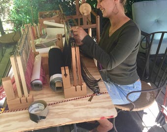 Saori threading holder thread away from your Saori loom your reed and harness in stock: saorisantacruz