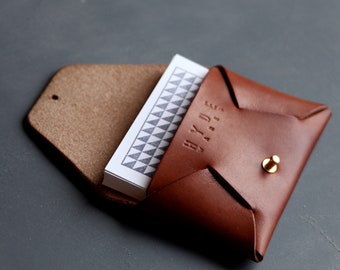 Leather card wallet