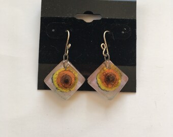 Small Square Earrings