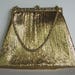 Purse Whiting Davis Purse Mesh Rhinestones Evening Bag