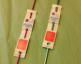 Vintage Afghan Hooks / Boye Crochet Hooks in Various Sizes