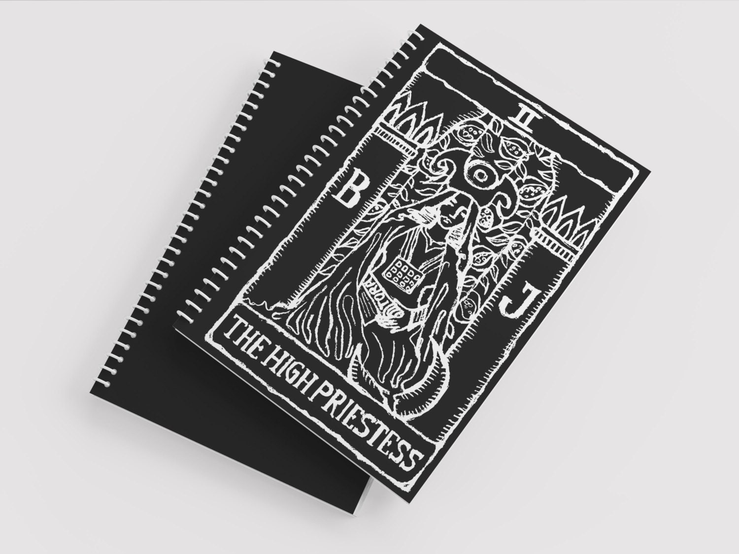 High Priestess Tarot Notebook Tarot Card Notebook High
