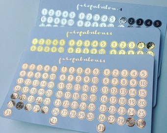 Foiled Day Dots Choice of Colour