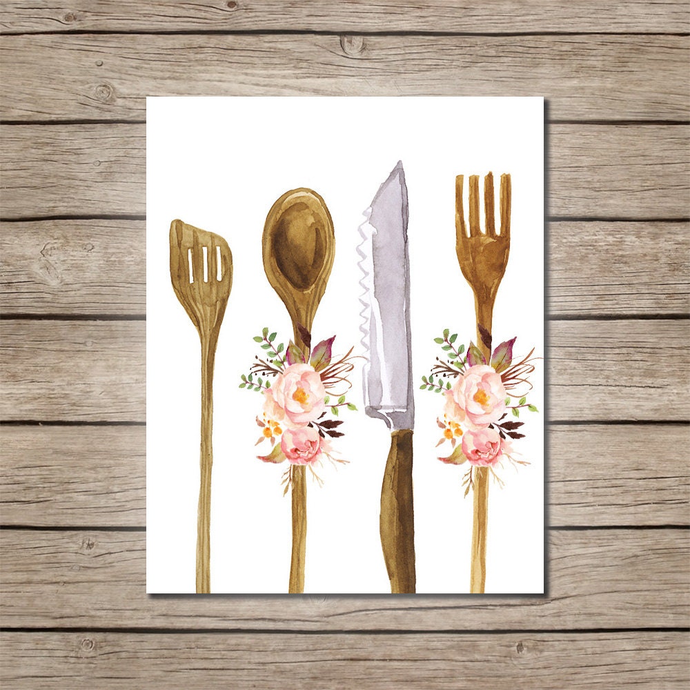 Kitchen Print Kitchen Wall Art Kitchen Wall Decor Kitchen