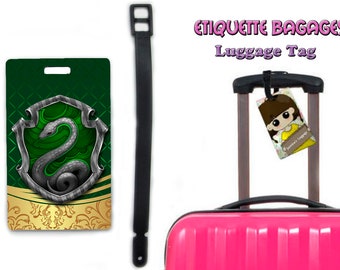 harry potter slytherin- #1-039 - luggage tag name