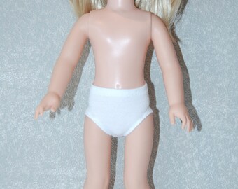 Underpants white for 14.5" Wellie Wishers or Melissa & Doug Doll Clothes tkct1130 READY TO SHIP