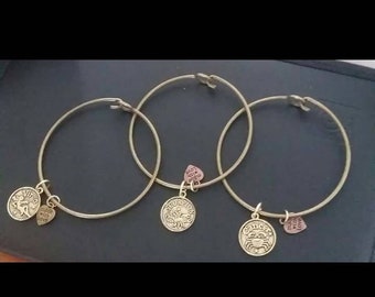 Zodiac charm bracelet