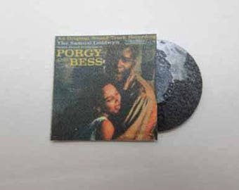 Record Album Porgy & Bess Movie Soundtrack - dollhouse miniature 1:12 scale