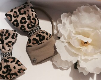 Chic Leopard printed hair accessories