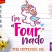 Fournado, 4 years, Birthday svg, birthday t shirt, Svg, Dxf, unicorn svg, SVG Cutting files, Iron on, svg file for silhouette, Four nado svg