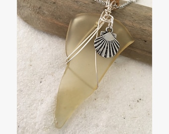 Sea glass necklace