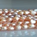7-8 mm x 10-11 mm Natural Pink Rice Nugget Freshwater Pearl Beads, Pink Freshwater Pearls, Pink Rice Nugget Pearls (127-NRPK0711)