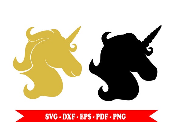 Download Unicorn svg golden unicorn contours svg svg unicorn Head