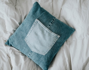 Denim Throw Pillow