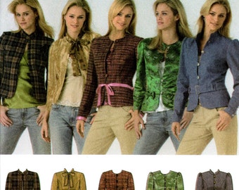 Simplicity 4489 Princess Seam Jacket Size 12 14 16 18 20 Uncut Sewing Pattern 2006