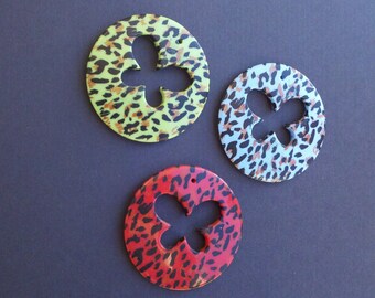 Plastic Butterfly Cutout Charms