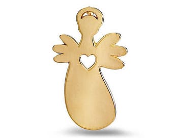 Guardian Angel - Heart - Gold