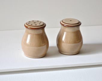 Denby viceroy salt and pepper shakers. Classic vintage ceramics in perfect condition