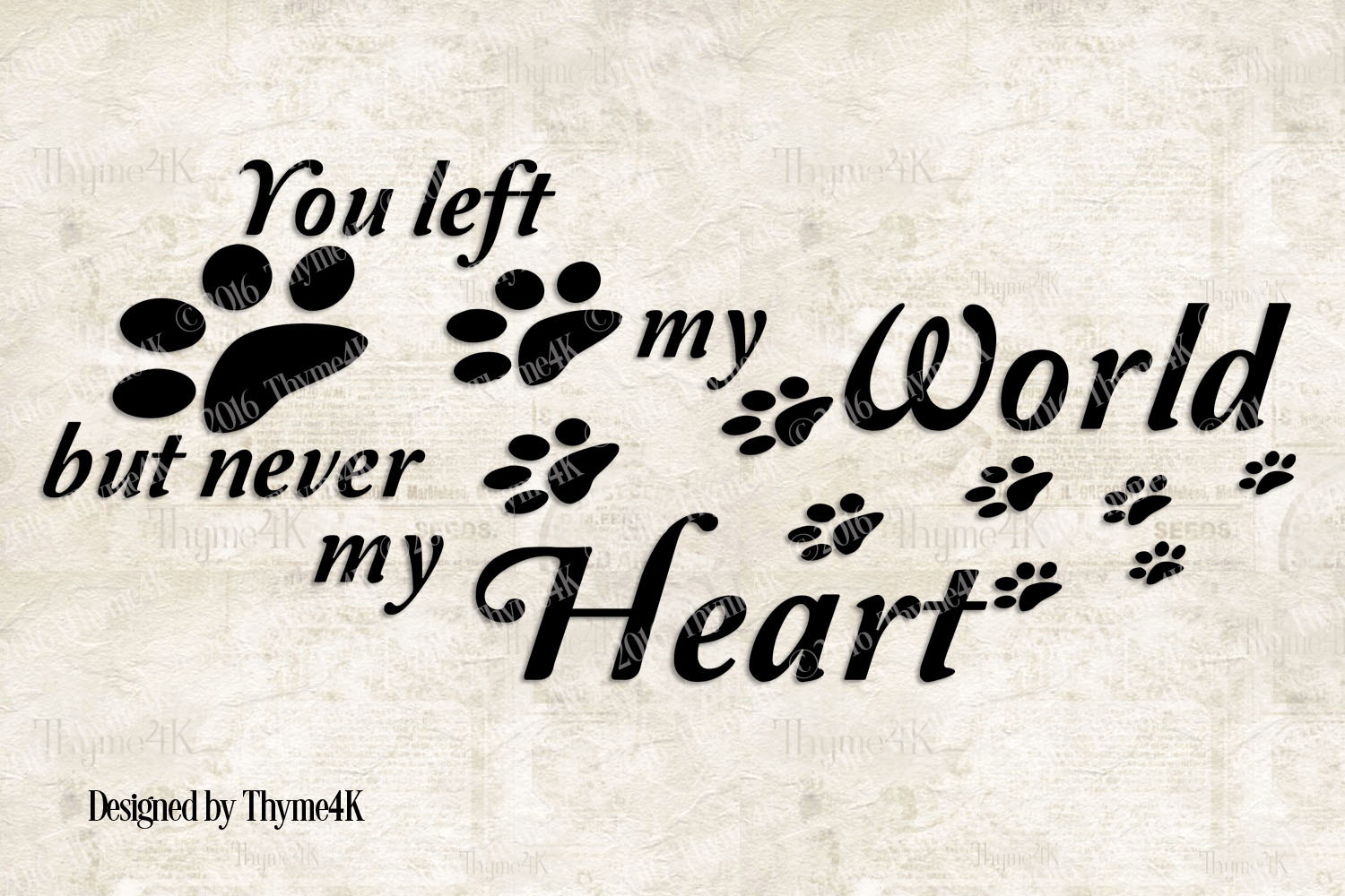 Download SVG Digital Design You left my World but never my