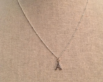 Sterling Silver Initial Necklace