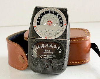 GE Exposure Meter with Leather Case