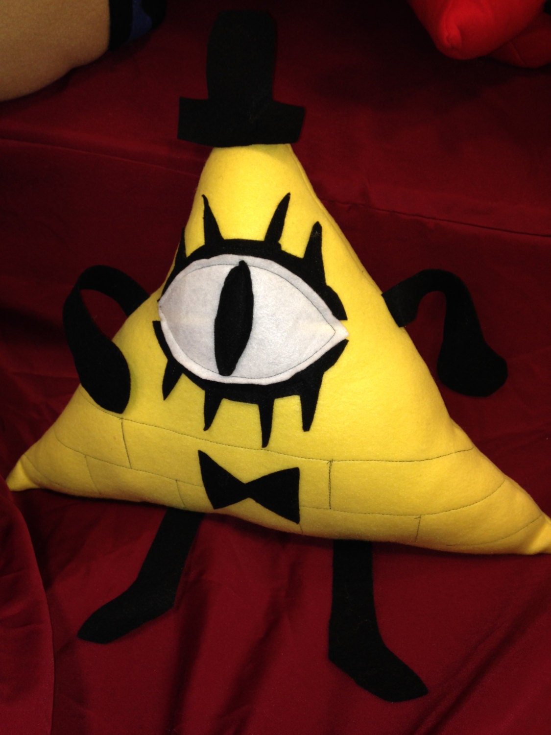 Fan Made Bill Cipher Inspired Gravity Falls Pillow Plushie