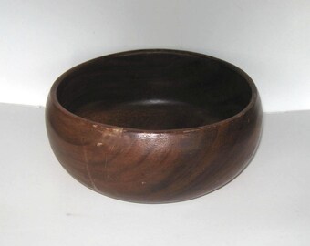 Large wood salad bowl, Serving piece, gift idea